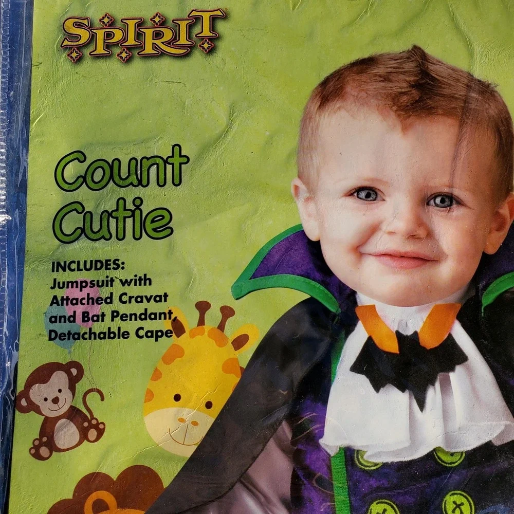 Spirit Halloween ♤ COUNT‎ CUTIE ♤ Infant Costume ♤ Size 18-24 Months ♤ NIP - Picture 3 of 5